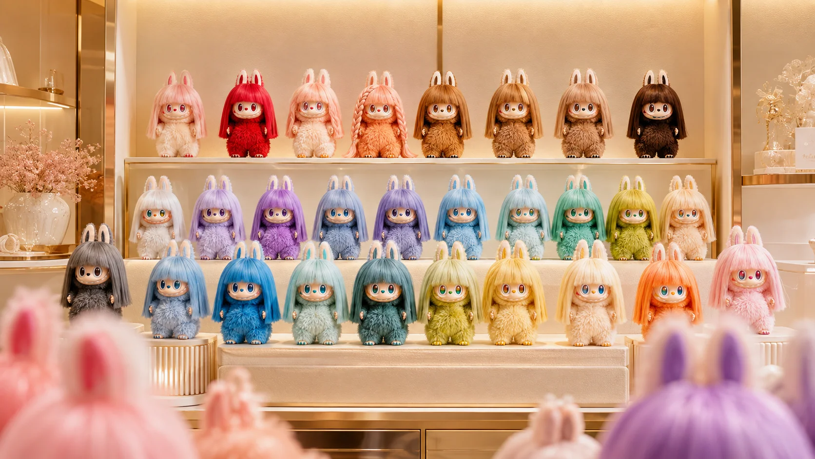 AUDORI SISILI Candy Iridescence straight bangs collectible doll wigs in an extended colour collection